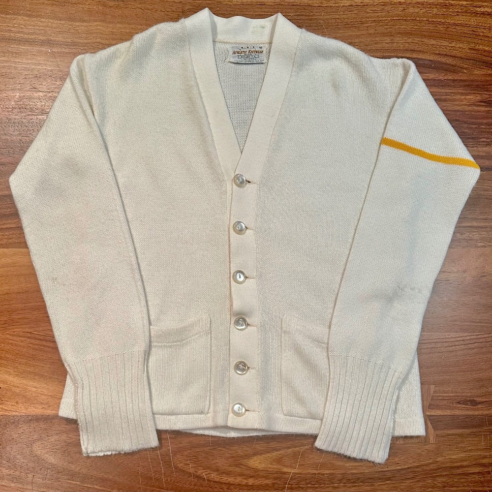 Athletic Knitwear Vintage Cardigan